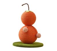 F Fityle Cat Scratch Post, Grind Claw Cat Scratch Ball, Sisal Scratch Post pour Les Grands Chats Exercice, Orange