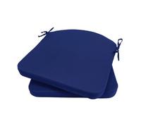 F Fityle Chaise Coussin Coussin de siège avec Bracelet Jardin inclinable Chaise Coussin Tampon de Chaise pour la cérémonie de thé, Bleu