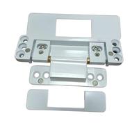 F Fityle Charnière de porte dissimulée, épaisse, silencieuse, en métal, réglable, charnière invisible pour portes secrètes de salon, Blanc