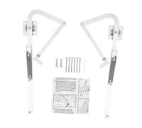 F Fityle Charnières pour échelle de grenier, accessoires pour échelle, rondelles plates, boulons à tête hexagonale, faciles à installer, robustes et épaisses, Charnière D'échelle de Grenier