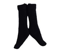 F Fityle Chaussettes tubulaires rétro 1:12 pour poupées, accessoire de déguisement, mini chaussettes mollet décontractées et élégantes pour poupées et, Noir