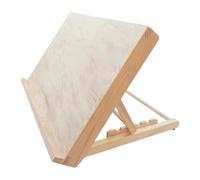F Fityle Chevalet Table Écriture Peinture Dessin Bois Structure Pliable Réglable Stable Polyvalent Créateurs Enfants Adultes Adapté Bureau, 45cmx30cm