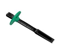 F Fityle Ciseau à roche, ciseau plat industriel, antidérapant, prise confortable, séparateur de pierre, outil pour béton, carrelage en pierre, 30cm