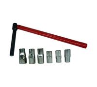 F Fityle Clé à molette 8-14 mm pour plombier, kit d'écrou arrière, outil de démontage de robinet de salle de bain, réparation de douche, jeu de clés à, Rouge