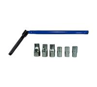 F Fityle Clé à molette 8-14 mm pour plombier, kit d'écrou arrière, outil de démontage de robinet de salle de bain, réparation de douche, jeu de clés à, Bleu