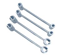 F Fityle Clé de réglage de l'écart des charnières de porte, 4 pièces, pour charnière de porte Standard, outils manuels ergonomiques polyvalents