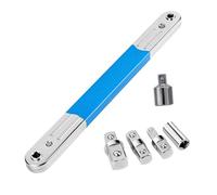 F Fityle Clé d'extension décalée, clé d'extension à portée étroite, universelle et polyvalente, connecteur 1/2" 1/4" 3/8" pour atelier