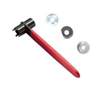 F Fityle Clé multifonctionnelle, outil manuel, chantiers, métal, compact, ateliers, résistant à l'usure, professionnel, robuste, entretien, Rouge