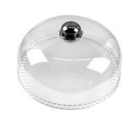 F Fityle Cloche Alimentaire Transparente avec Poignée, Cloche à Gâteau Ronde Multifonction, Couvercle de Protection pour Fromage,Dessert,Présentation Élégante pour Cuisine et Traiteur,Diamètre 24,8 Cm