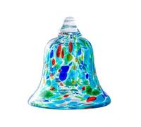 F Fityle Cloche de Noël décorative en Verre pour Sapin de Noël, décoration pour Anniversaire, Chambre à Coucher, Maison, fête, Bleu