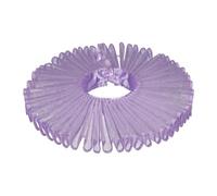 F Fityle Collier Elizabethain en Mesh Léger avec Volant Détachable Choker Amovible pour Chemise Accessoire Gothique Adapté pour Théâtre et Défilé, Violet Clair