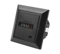 F Fityle Compteur horaire mécanique, compteur de synchronisation du moteur, horaire compact pour excavatrices, machines agricoles, bateaux, voitures