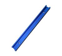 F Fityle Connecteur de Rail en T pour menuiserie Table de perceuse à Colonne en Aluminium Accessoire Professionnel Rail à Onglet à Fente en T Rail de goulotte, Bleu, 30 Cm X 3 Cm