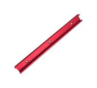 F Fityle Connecteur de Rail en T pour menuiserie Table de perceuse à Colonne en Aluminium Accessoire Professionnel Rail à Onglet à Fente en T Rail de goulotte, Rouge, 40 Cm X 3 Cm