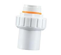 F Fityle Connecteur fileté pour Pompe de Filtre à Sable de Piscine, Installation Facile, pièces de plomberie, réservoir de Sable, connecteur de Tube Droit pour, White 1.5 Pouces
