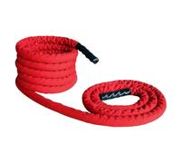 F Fityle Corde de de 2,8 m pour Exercices de Musculation, entraînement de Force de Base Professionnel, avec Manchon de Protection, Corde de Fitness, 38 Mm Rouge