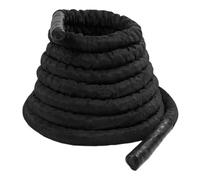 F Fityle Corde de de 2,8 m pour Exercices de Musculation, entraînement de Force de Base Professionnel, avec Manchon de Protection, Corde de Fitness, 38 Mm Noir