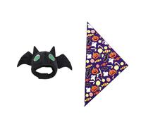 F Fityle Costume d'oie d'halloween, Chapeau de Chauve-Souris, écharpe, Costume pour Fête dans La Cour