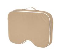 F Fityle Coussin de chaise d'extérieur avec poignée et fermeture éclair, portable, respirant et imperméable, pour meubles de patio, bancs chaises, Beige