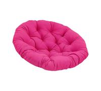 F Fityle Coussin de Chaise Ronde, Coussin de Chaise Suspendu, Épais Coussin Multifonctionnel du Tapis de Siège, Housse de Coussin Diamètre 40cm, Décoration pour Salon/Jardin, Rose Rouge