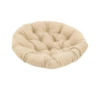 F Fityle Coussin de Chaise Ronde, Coussin de Chaise Suspendu, Épais Coussin Multifonctionnel du Tapis de Siège, Housse de Coussin Diamètre 40cm, Décoration pour Salon/Jardin, Kaki