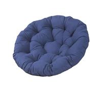 F Fityle Coussin de Chaise Ronde, Coussin de Chaise Suspendu, Épais Coussin Multifonctionnel du Tapis de Siège, Housse de Coussin Diamètre 40cm, Décoration pour Salon/Jardin, Marine