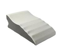 F Fityle Coussin Triangulaire Oreiller de Dos Appui-fauteuil Ergonomique pour Adultes Housse Amovible Utilisation Polyvalente Adapté pour Lecture Au Lit Suppor, Blanc