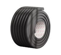 F Fityle Coussinets d'échelle pour Lits superposés, marches d'escalier, Protection d'angle en PVC, Rembourrage en Mousse pour Armoire, Noir