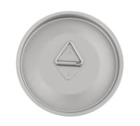 F Fityle Couvercle en Titane pour Tasse, mug, Verre, Vaisselle résistante à la Chaleur, idéal pour Le Camping, Les barbecues et Les randonnées. avec Boucle de, 80MM