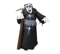 F Fityle Décoration gonflable d'extérieur pour Halloween, Faucheuse, accessoire gonflable, décoration saisonnière, de jardin pour patio, cour, balcon, fête
