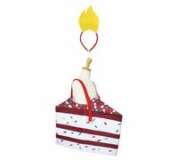 F Fityle Déguisement Gâteau Costume Enfant Tenue Pâtisserie Cupcake Ensemble Polyester Confortable Adapté Aux Célébrations Thématiques Festivités Scolaires Goû, L to XL