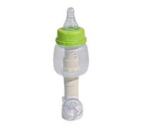 F Fityle Distributeur de Nourriture pour Aquarium avec Ventouse, et doté d'une tétine d'alimentation Verticale. Idéal pour Nourrir Les Poissons, Enfoncer de 2 Mm