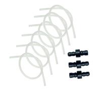 F Fityle Ensemble de tuyaux à lait pour machine à café automatique, accessoire pour machine à traire, raccord de tube en silicone, pièces pour mousseur à lait