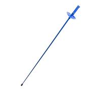 F Fityle Épée d'escrime pour Enfants, Accessoire de Cosplay à Prise Confortable, 39 Pouces, Jouet d'escrime léger et Portable, épée d'entraînement d'escrime, Feuille Bleue