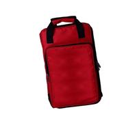 F Fityle Étui à baguettes de batterie, porte-baguettes portable avec poignées, grande capacité, en tissu Oxford, imperméable, idéal pour les débutants, Rouge