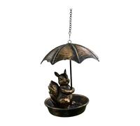 F Fityle Faisseur d'oiseau Bird Food Plateau de Jardin décor Suspendu Oiseaux Station d'eau Bataille pour Oiseaux Bleus pinsons arrière, écureuil
