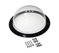 F Fityle Fenêtre de clôture pour Chien, visionneuse Transparente, dôme en Acrylique de 12,4 Pouces, fenêtre à Bulles pour Animaux de Compagnie pour Aire de
