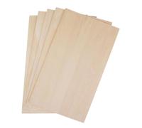 F Fityle Feuilles de Bois, Bricolage, Plaque de Bois, Planche de Bois, Projet inachevé, Fines tranches de Bois, Artisanat d'art pour Gravure de Bateau, Avion, 250 mm x 100 mm x 1 mm