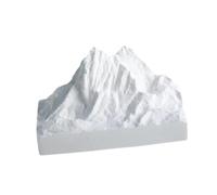 F Fityle Figurine de Montagne Enneigée pour Décoration Intérieure, Pièce D'art pour Salon et Bureau, Style B
