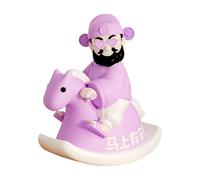 F Fityle Figurine du Dieu de, sculpture décorative de collection, objet de décoration pour bureau ou voiture, idéal pour la Fête du Printemps et la, Violet