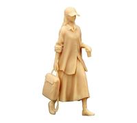 F Fityle Figurine miniature de fille à l'échelle 1:64, collection en résine, personnages miniatures réalistes pour accessoires de photographie et de, Non Peint