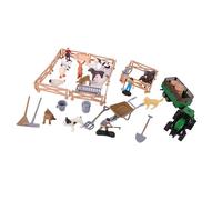 F Fityle Figurines d'animaux de la ferme, collection de jouets, décorations réalistes, micro- simulés, figurines pour enfants, adultes et enfants, 42 Pièces