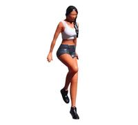 F Fityle Figurines miniatures de personnages à l'échelle 1/64, en résine, à collectionner, projets de bricolage, figurines peintes pour jeux de société, Hauteur 2.6 Cm