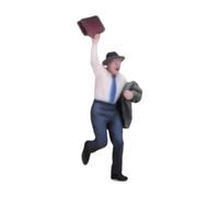 F Fityle Figurines miniatures d'hommes, modèles pour dioramas, objets collection pour la décoration tables sable, micro-, figurines en, avec Chapeau