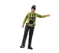 F Fityle Figurines Policières En Résine à L'échelle 1/64, Accessoires pour Diorama, Modèles Miniatures, Geste D'aller