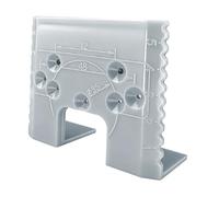 F Fityle Gabarit de charnière pour porte d'armoire, règle de positionnement de charnière, butée de 2 mm, guide d'installation portable, réutilisable et