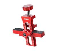 F Fityle Gabarit de Montage pour Portes de Meuble en Alliage d'Aluminium, Outil de Gabarit avec Bras de Support et Serrage, Jig de Fixation Universel pour Charnières Cachées, Armoire, 1 Pièces