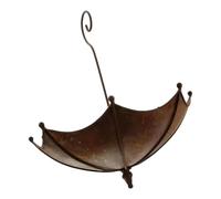 F Fityle Gaspillage d'oiseau en métal en Forme de Parapluie Bowlfeeder Bowl Bowl Gift pour Femmes Hommes Suspendus décoration de Bain d'oiseaux pour