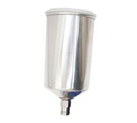 F Fityle Gobelet d'alimentation en Aluminium de 1 000 ML, gobelet de Peinture en aérosol étanche, Pot de pulvérisation fileté de 9,5 mm pour la Peinture de