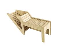 F Fityle Hamster Maison en Bois MDF pour Habitat de Rongeur avec Cachette Lavable Accessoire de Cage Jouet D'Exploration et d'escalade Adaptée Aux Petits, Style A